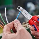 KNIPEX Pinza spelafili 13 42 165, Pinza stripper rosso/Blu