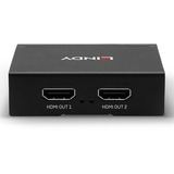 Lindy Splitter HDMI 4K a 2 porte Nero