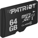 Patriot PSF64GMDC10 memoria flash 64 GB MicroSDXC UHS-I Classe 10, Scheda di memoria Nero, 64 GB, MicroSDXC, Classe 10, UHS-I, 80 MB/s, Class 1 (U1)