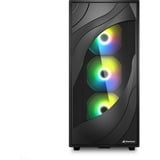 Sharkoon Rebel C80M RGB, Chassis Tower Nero