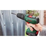 Bosch Easy Impact 18V-40 1630 Giri/min Senza chiave 1,4 kg Nero, Verde, Trapano avvitatore verde/Nero, Trapano con impugnatura a pistola, Senza chiave, Senza spazzola, Nero, Verde, 1,3 cm, 1630 Giri/min