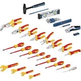 Bosch Valigetta elettricista VDE, 37 pezzi, Set di strumenti rosso/Giallo