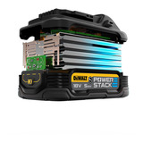 DEWALT Powerstack Akku DCBP518G, 18Volt 5Ah, Batteria Nero