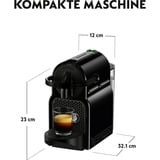DeLonghi EN 80.B macchina per caffè Automatica/Manuale Macchina per caffè a capsule 0,8 L, Macchina a capsula Nero, Macchina per caffè a capsule, 0,8 L, Capsule caffè, 1260 W, Nero