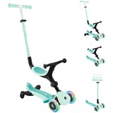 GLOBBER Go-Up Active Lights 360, Scooter verde/Menta