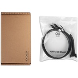 Icy Dock Cavo MCIO x8 SFF-TA-1016 > 2x SlimSAS x4 SFF-8654 Nero