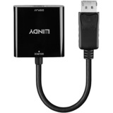 Lindy Convertitore DisplayPort 1.2 a HDMI 18G, Adattatore Nero
