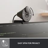 Logitech Brio 300, Webcam Nero