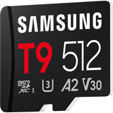 Samsung T9 microSDXC 512 GB, Scheda di memoria Nero
