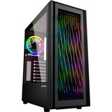 Sharkoon RGB WAVE, Chassis Tower Nero