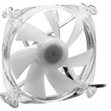 Sharkoon Shark Disc PWM Case per computer Ventilatore 12 cm Trasparente 1 pz, Ventola trasparente, Ventilatore, 12 cm, 400 Giri/min, 1400 Giri/min, 24,8 dB, 82,35 m³/h