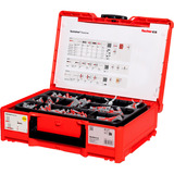 fischer Tasselli DuoLine Tanos-Box M173, Tassello grigio chiaro/Rosso