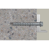 fischer Vite per calcestruzzo UltraCut FBS II 8x80 30/15/- Esagonale con rondella TX 