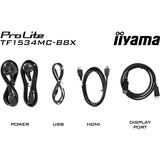 iiyama ProLite TF1534MC-B8X, Monitor LED Nero (opaco)