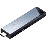 ADATA UE800 unità flash USB 512 GB USB tipo-C 3.2 Gen 2 (3.1 Gen 2) Argento, Chiavetta USB alluminio (spazzolato), 512 GB, USB tipo-C, 3.2 Gen 2 (3.1 Gen 2), 1000 MB/s, Lamina di scorrimento, Argento