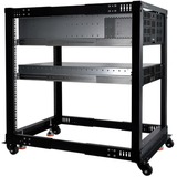 Alphacool Rack server a telaio aperto ES 19", Chassis server rack Nero