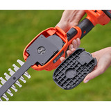 BLACK+DECKER Forbice per erba e cespugli a batteria BCSS18D1, 18 Volt, Forbici per erba arancione 