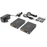 Digitus Set Extender HDMI 4K/60Hz, 70 Metri, Estensione HDMI Nero