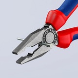 KNIPEX KP-0302180 Pinze, Pinze universali blu, Blu/Rosso, 18 cm, 254 g