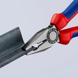 KNIPEX KP-0302180 Pinze, Pinze universali blu, Blu/Rosso, 18 cm, 254 g