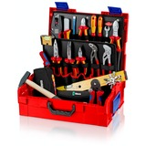 KNIPEX L-BOXX Elektro, 63 pezzi, Set di strumenti rosso