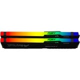 Kingston FURY FURY Beast 64 GB 5600 MT/s DDR5 CL36 DIMM (Kit da 2 moduli) RGB EXPO, Memoria Nero, 64 GB, 2 x 32 GB, DDR5, 288-pin DIMM