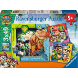 Puzzle per bambini Paw Patrol 3 Dino Movie