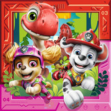 Ravensburger Puzzle per bambini Paw Patrol 3 Dino Movie 