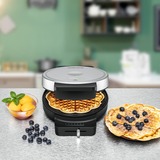 Rommelsbacher Macchina per waffle WA 850, Cialde Nero/Argento