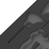 Wera 9813 Inserto in schiuma per set di cacciaviti Hex 1, vuoto, Deposito Nero/grigio