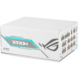 ASUS ROG Thor 1200W Platinum III White Edition (ROG Equalizer), Alimentatore PC Nero, 1200 W, 100 - 240 V, Attivo, 125 W, 1200 W, 125 W