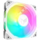 ASUS TUF GAMING TR120 ARGB 3IN1 White Case per computer Raffreddatore d'aria 12 cm Bianco, Ventola bianco/trasparente, Raffreddatore d'aria, 12 cm, 2000 Giri/min, Bianco