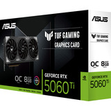 ASUS TUF Gaming TUF-RTX5060TI-O8G-GAMING NVIDIA GeForce RTX 5060 Ti 8 GB GDDR7, Scheda grafica GeForce RTX 5060 Ti, 8 GB, GDDR7, 128 bit, 7680 x 4320 Pixel, PCI Express 5.0