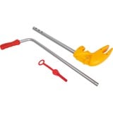 BIG Push-Pole Parti di giocattoli, Modulo giallo/Rosso, Metallico, Giallo