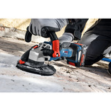 Bosch Smerigliatrice per calcestruzzo a batteria GBR 18V-15 S Professional solo, 18 Volt, Levigatrice per calcestruzzo blu/Nero