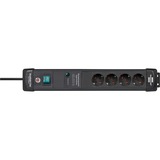 Brennenstuhl Multipresa Premium-Line 4 vie, Ciabatta Nero