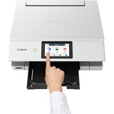 Canon PIXMA TS8751 Ad inchiostro A4 4800 x 1200 DPI Wi-Fi, Stampante multifunzione bianco, Ad inchiostro, Stampa a colori, 4800 x 1200 DPI, Copia a colori, A4, Bianco