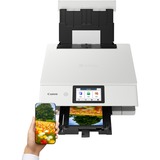 Canon PIXMA TS8751 Ad inchiostro A4 4800 x 1200 DPI Wi-Fi, Stampante multifunzione bianco, Ad inchiostro, Stampa a colori, 4800 x 1200 DPI, Copia a colori, A4, Bianco