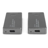 Digitus Extender video wireless 4K HDMI > HDMI, 30 metri, Estensione HDMI Nero/Argento