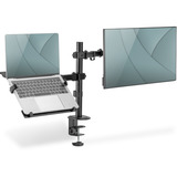 Digitus Supporto singolo per monitor e supporto per notebook, Base per monitor Nero (opaco)