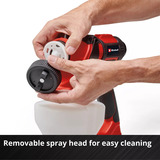 EINHELL Sistema di verniciatura a spruzzo a batteria Power X-Change TE-SY 18/90 Li-Solo, 18 Volt, Pistola a spruzzo rosso/Nero