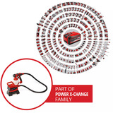 EINHELL Sistema di verniciatura a spruzzo a batteria Power X-Change TE-SY 18/90 Li-Solo, 18 Volt, Pistola a spruzzo rosso/Nero