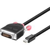 Lindy Cavo adattatore Mini DisplayPort a DVI Nero