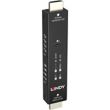 Lindy Generatore di segnale HDMI 4K60 ed emulatore di display, Adattatore Nero