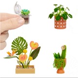 MGA Entertainment Make It Mini Botanicals, Bricolage Miniverse Make It Mini Botanicals, 8 anno/i, Multicolore, Plastica