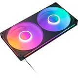 NZXT F280 RGB CORE, Ventola Nero