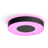 Philips Plafoniera Infuse grande, Luce LED Nero, Philips Hue White and Color ambiance Plafoniera Infuse grande, Lampada a soffitto intelligente, Bluetooth/Zigbee, Nero, LED, Metallo, Lampadina/e non sostituibile/i