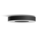 Philips Plafoniera Infuse grande, Luce LED Nero, Philips Hue White and Color ambiance Plafoniera Infuse grande, Lampada a soffitto intelligente, Bluetooth/Zigbee, Nero, LED, Metallo, Lampadina/e non sostituibile/i