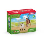 Schleich Cowgirl Team Roping Fun, Gioco figura 3 anno/i, Multicolore