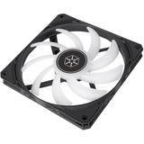 SilverStone Air Slimmer 140 ARGB, Ventola Nero